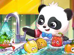 Baby Panda Boy Caring