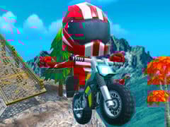 Crazy 2 Player Moto Racing