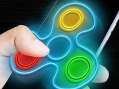 Fidget Spinner Neon Glow