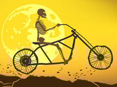 Halloween Wheelie Bike